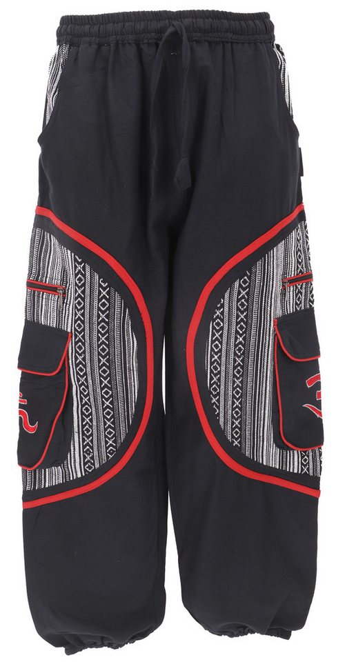 Guru-Shop Relaxhose Goahose, Herren Yoga Hose, bequeme Freizeithose.. Festival, Hippie, Ethno Style, alternative Bekleidung von Guru-Shop