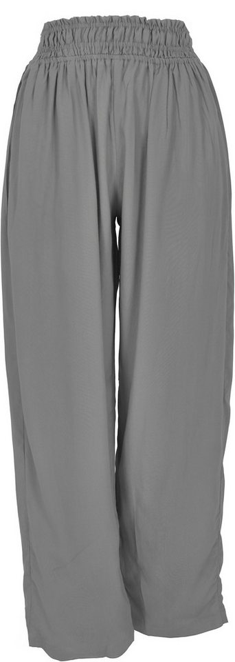 Guru-Shop Relaxhose Luftige Boho Hose, weite Basic Sommerhose -.. alternative Bekleidung, Ethno Style von Guru-Shop