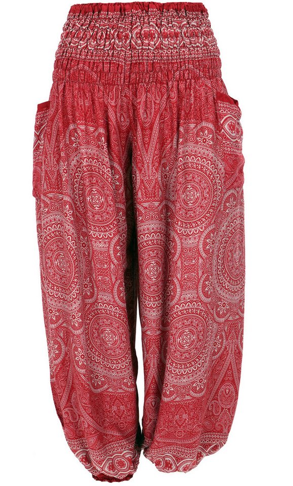 Guru-Shop Relaxhose Luftige XL Pluderhose für starke Frauen, plus.. Ethno Style, alternative Bekleidung von Guru-Shop
