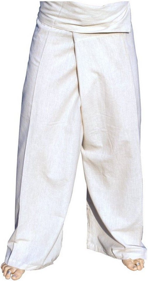 Guru-Shop Relaxhose Thai Fischerhose aus fester Baumwolle,.. Ethno Style, alternative Bekleidung von Guru-Shop