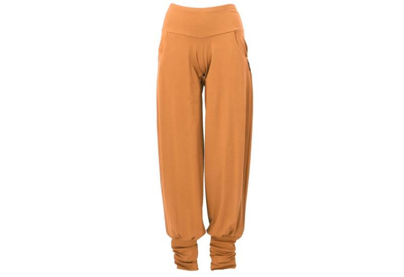 Guru-Shop Relaxhose Yogahose mit langen Beinbündchen, Hose in Bio.. alternative Bekleidung von Guru-Shop