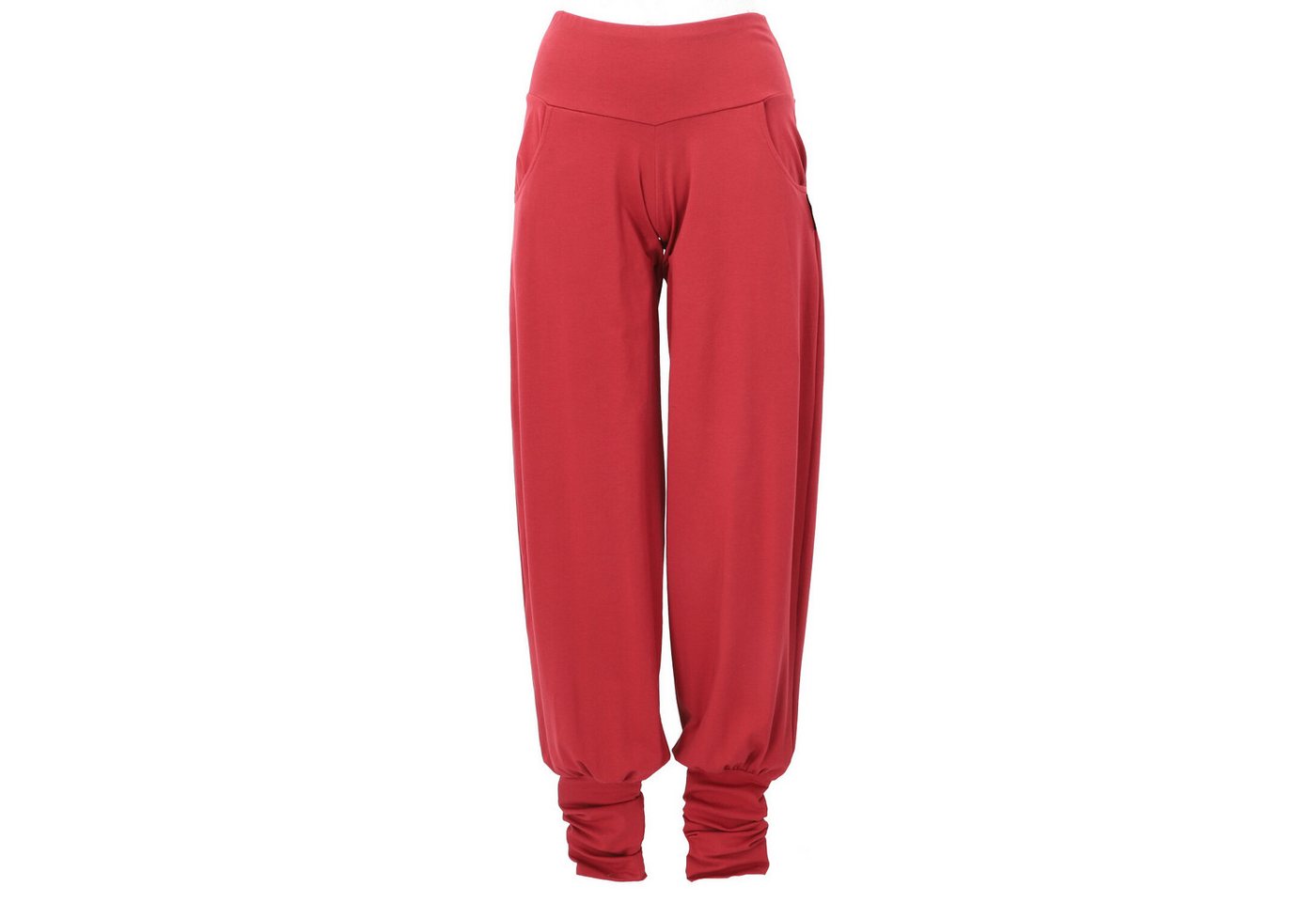 Guru-Shop Relaxhose Yogahose mit langen Beinbündchen, Hose in Bio.. alternative Bekleidung von Guru-Shop