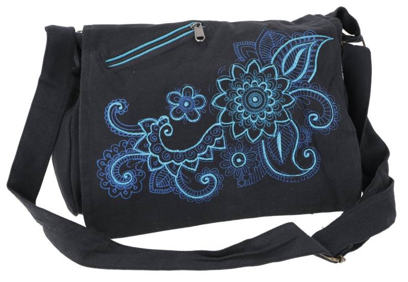 Guru-Shop Schultertasche Bestickte Boho Schultertasche, Hippie Tasche.. von Guru-Shop
