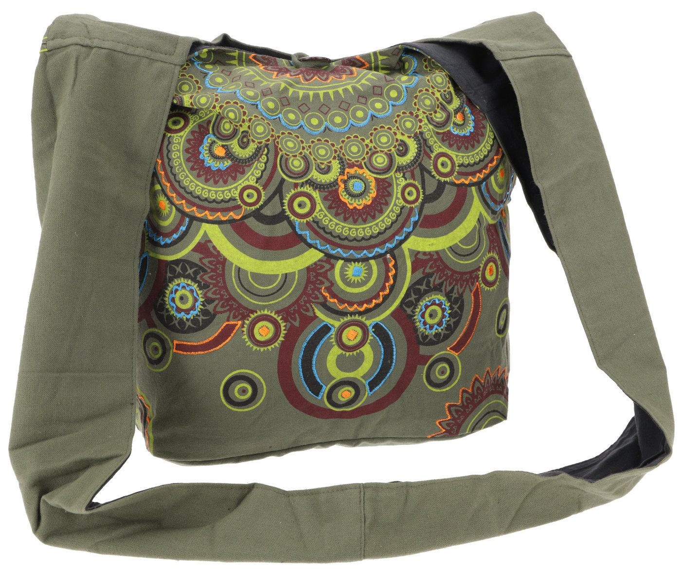 Guru-Shop Schultertasche Bestickte Boho Tasche, Schulterbeutel mit.. von Guru-Shop