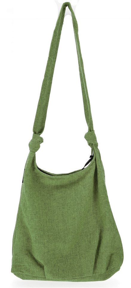 Guru-Shop Schultertasche Boho Schultertasche, Schulterbeutel - grün von Guru-Shop