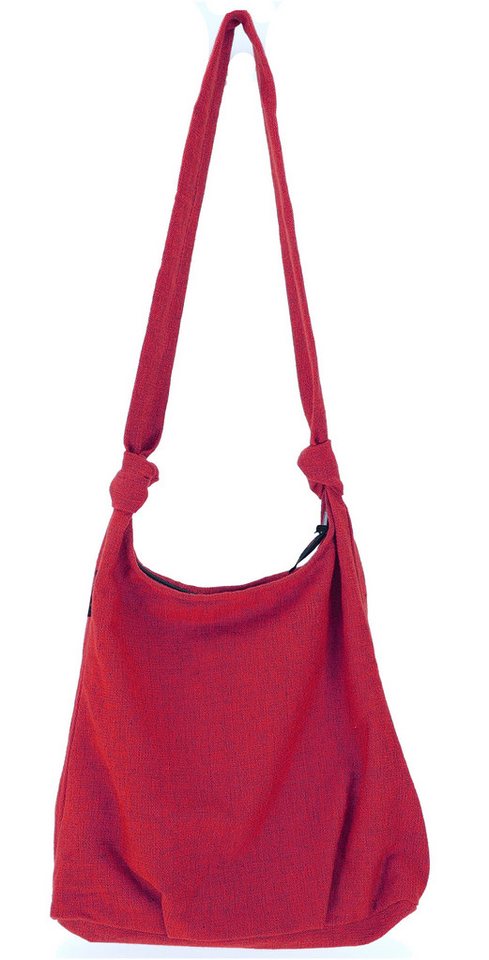 Guru-Shop Schultertasche Boho Schultertasche, Schulterbeutel - rot von Guru-Shop