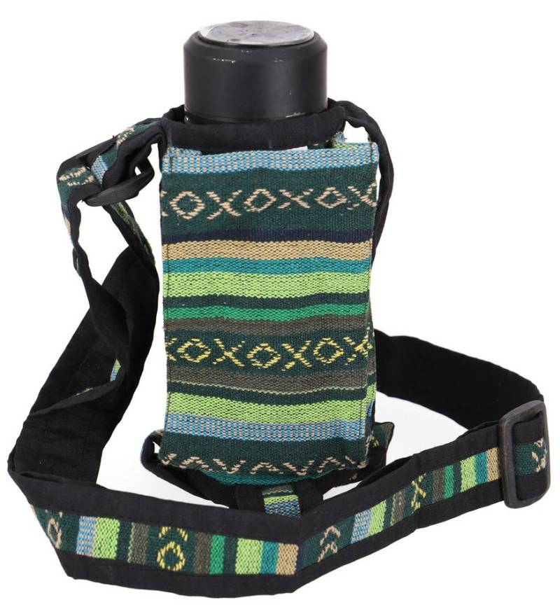 Guru-Shop Schultertasche Bunte Wasserflaschen Tasche, Flaschenhalter.. von Guru-Shop