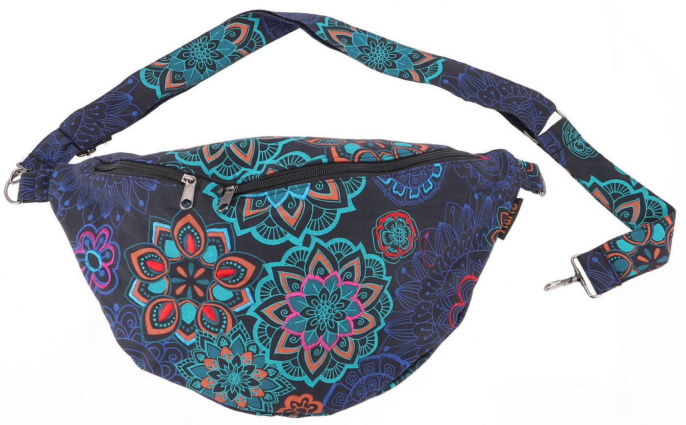 Guru-Shop Schultertasche Crossbodybag, besticktes Moonbag, Bananabag,.. von Guru-Shop