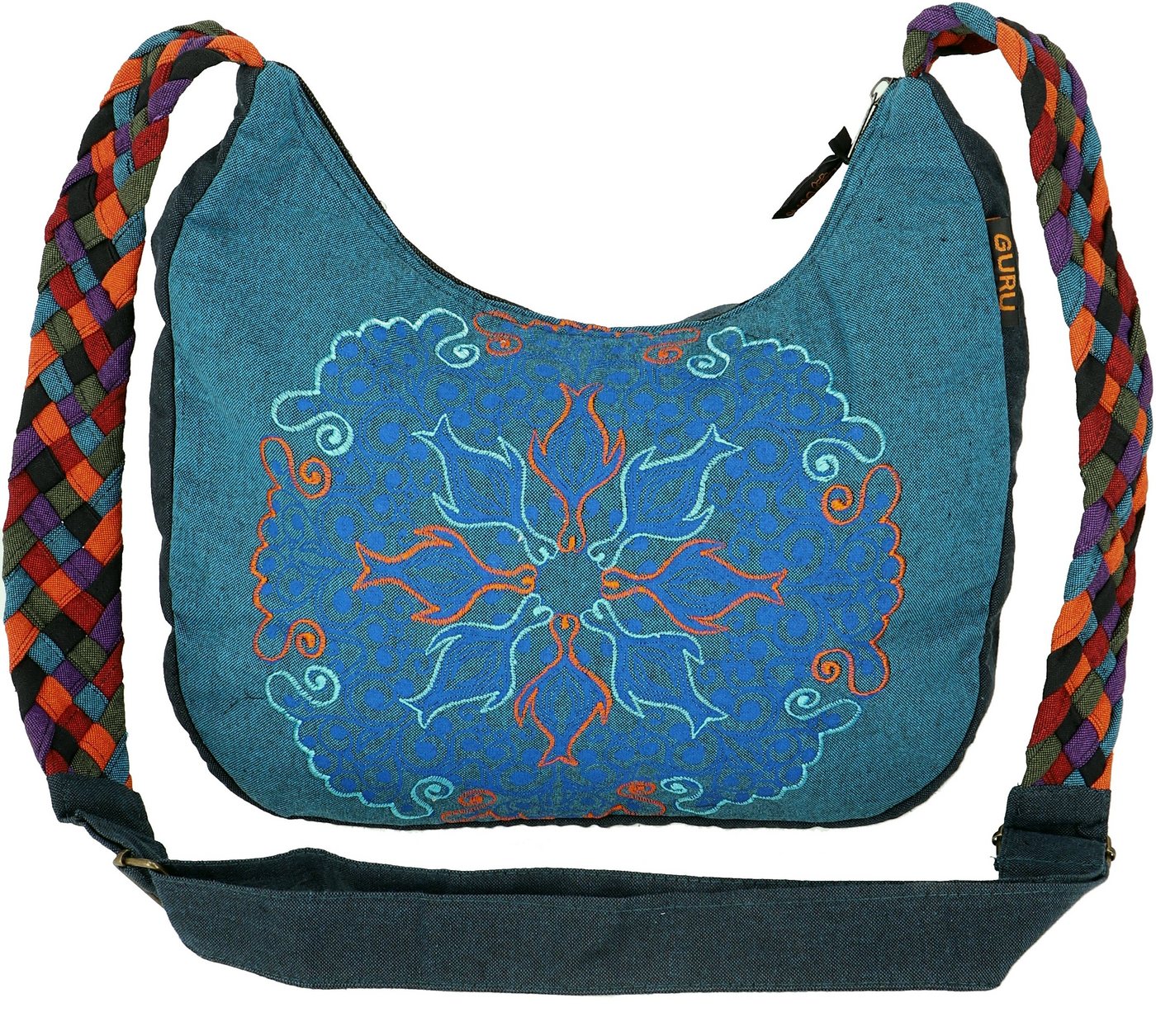 Guru-Shop Schultertasche Ethno Schultertasche, BohoTasche Mandala, Nepal.. von Guru-Shop