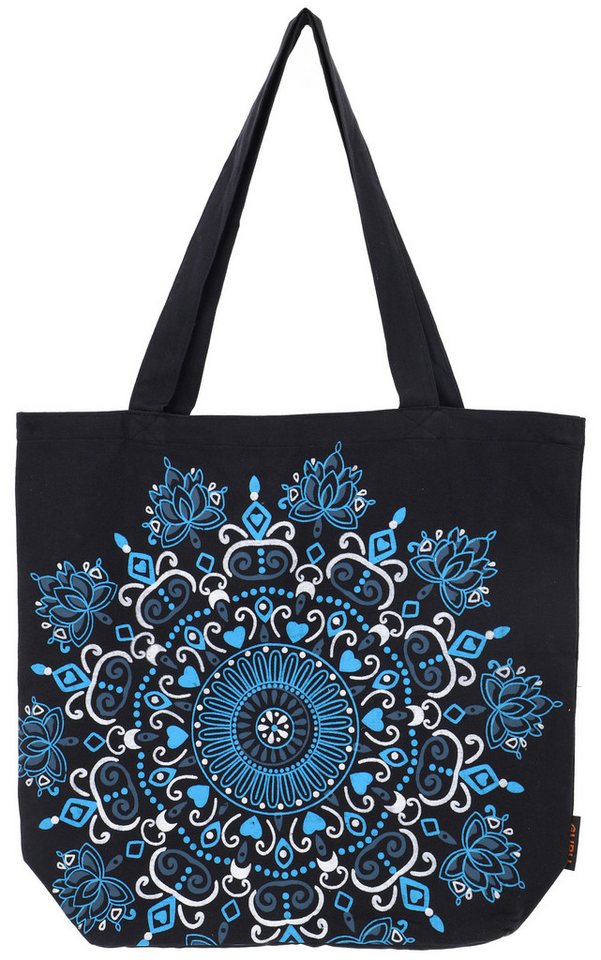 Guru-Shop Schultertasche Hochwertige Boho Canvas Shopper Tasche, Mandala.. von Guru-Shop
