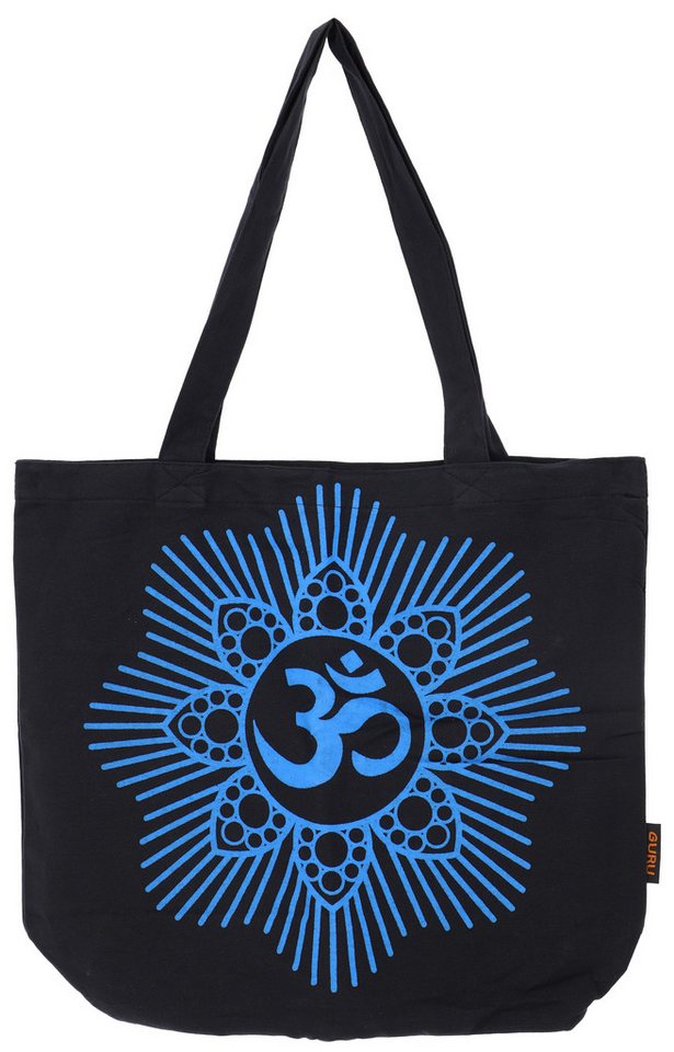 Guru-Shop Schultertasche Hochwertige Boho Canvas Shopper Tasche, OM Yoga.. von Guru-Shop