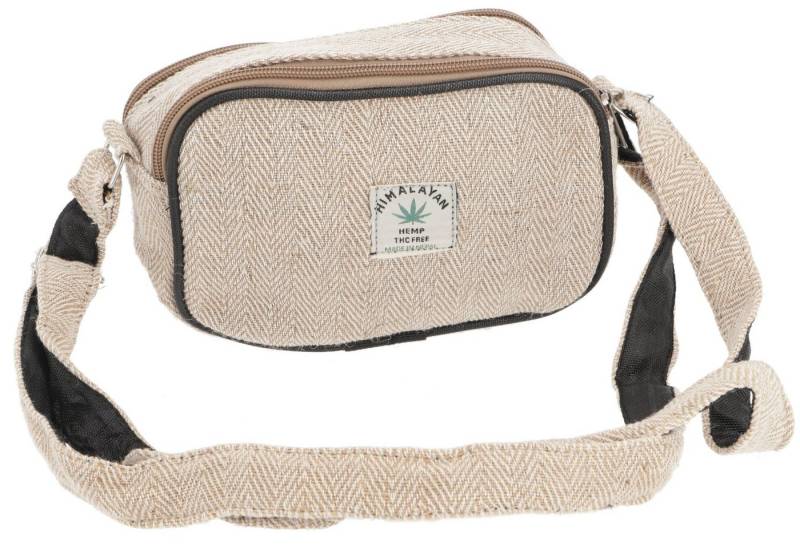 Guru-Shop Schultertasche Kleine Hanf Schultertasche, natürliche Nepal.. von Guru-Shop
