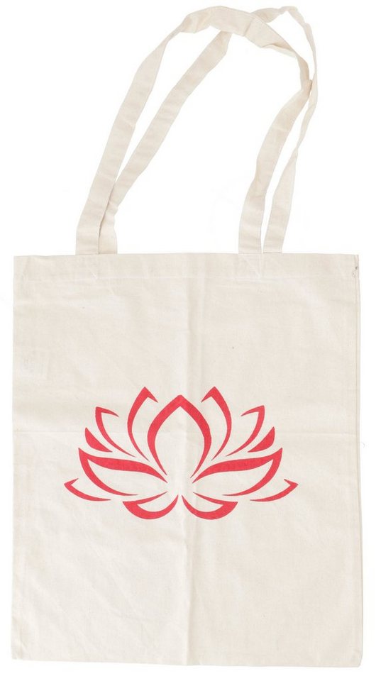 Guru-Shop Schultertasche Lotus Tragetasche aus Baumwolle, nachhaltige.. von Guru-Shop