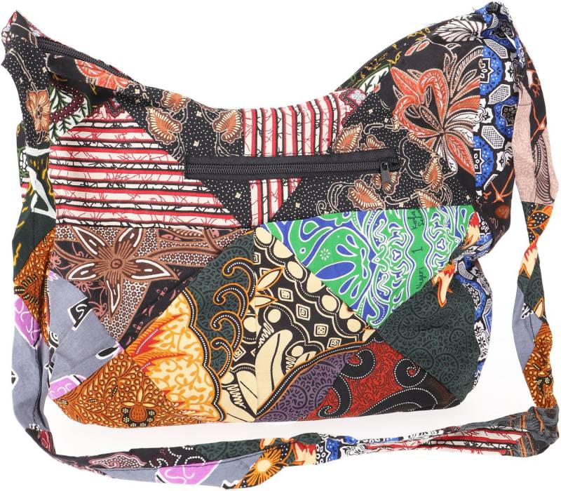 Guru-Shop Schultertasche Patchwork Batik Beutel, Sadhu Bag, Hippie.. von Guru-Shop