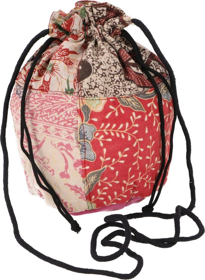 Guru-Shop Schultertasche Patchworkbeutel, Batik Patchwork Säckchen Ethno.. von Guru-Shop