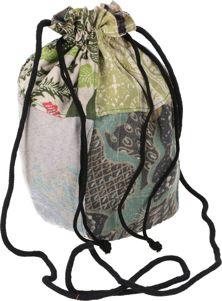 Guru-Shop Schultertasche Patchworkbeutel, Batik Patchwork Säckchen Ethno.. von Guru-Shop