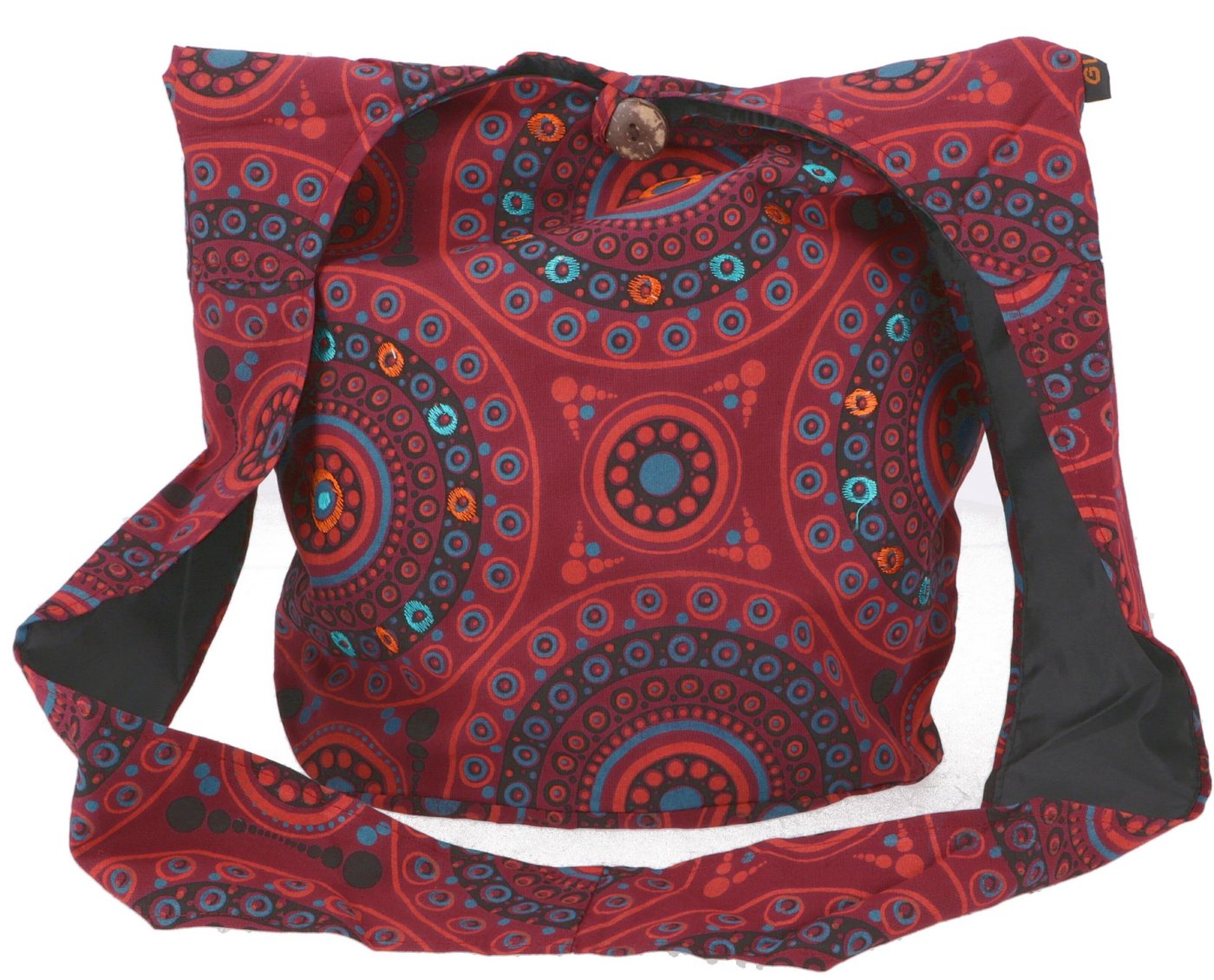Guru-Shop Schultertasche Sadhu Bag, Ethno Shopper, bestickter.. von Guru-Shop