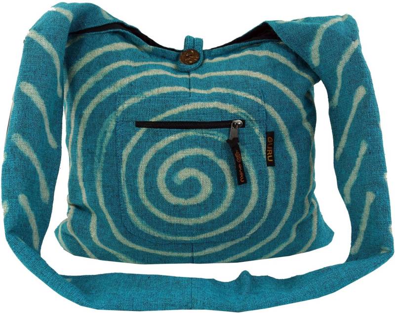 Guru-Shop Schultertasche Sadhu Bag mit Batik Spirale,große Boho.. von Guru-Shop