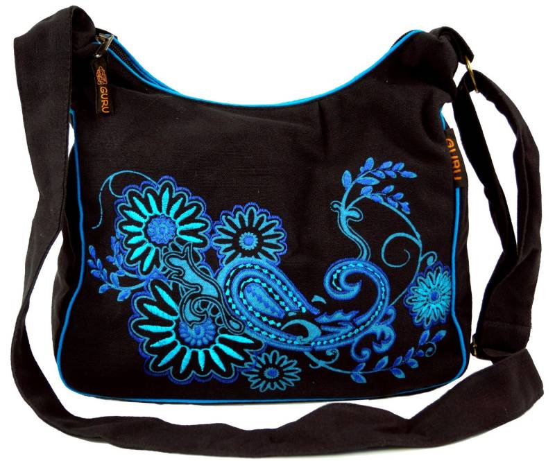 Guru-Shop Schultertasche Schultertasche, Hippie Tasche, Goa Tasche -.. von Guru-Shop