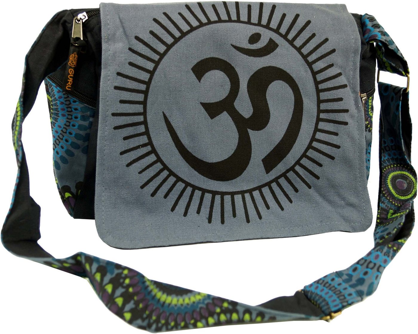 Guru-Shop Schultertasche Schultertasche, Hippie Tasche, Goa Tasche Om -.. von Guru-Shop