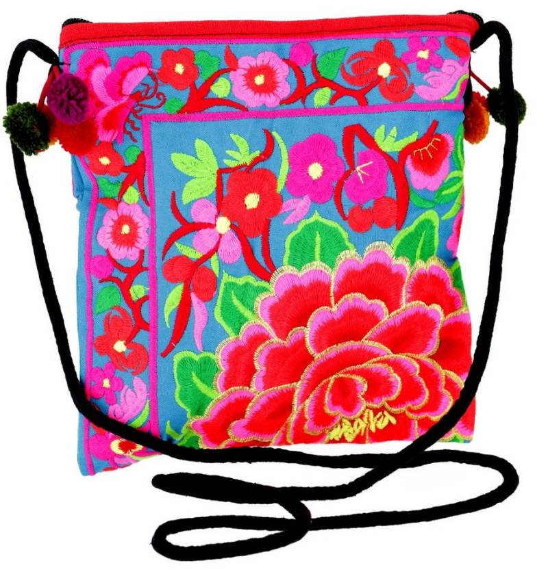 Guru-Shop Schultertasche Schultertasche, Hippie Tasche Chiang Mai,.. von Guru-Shop