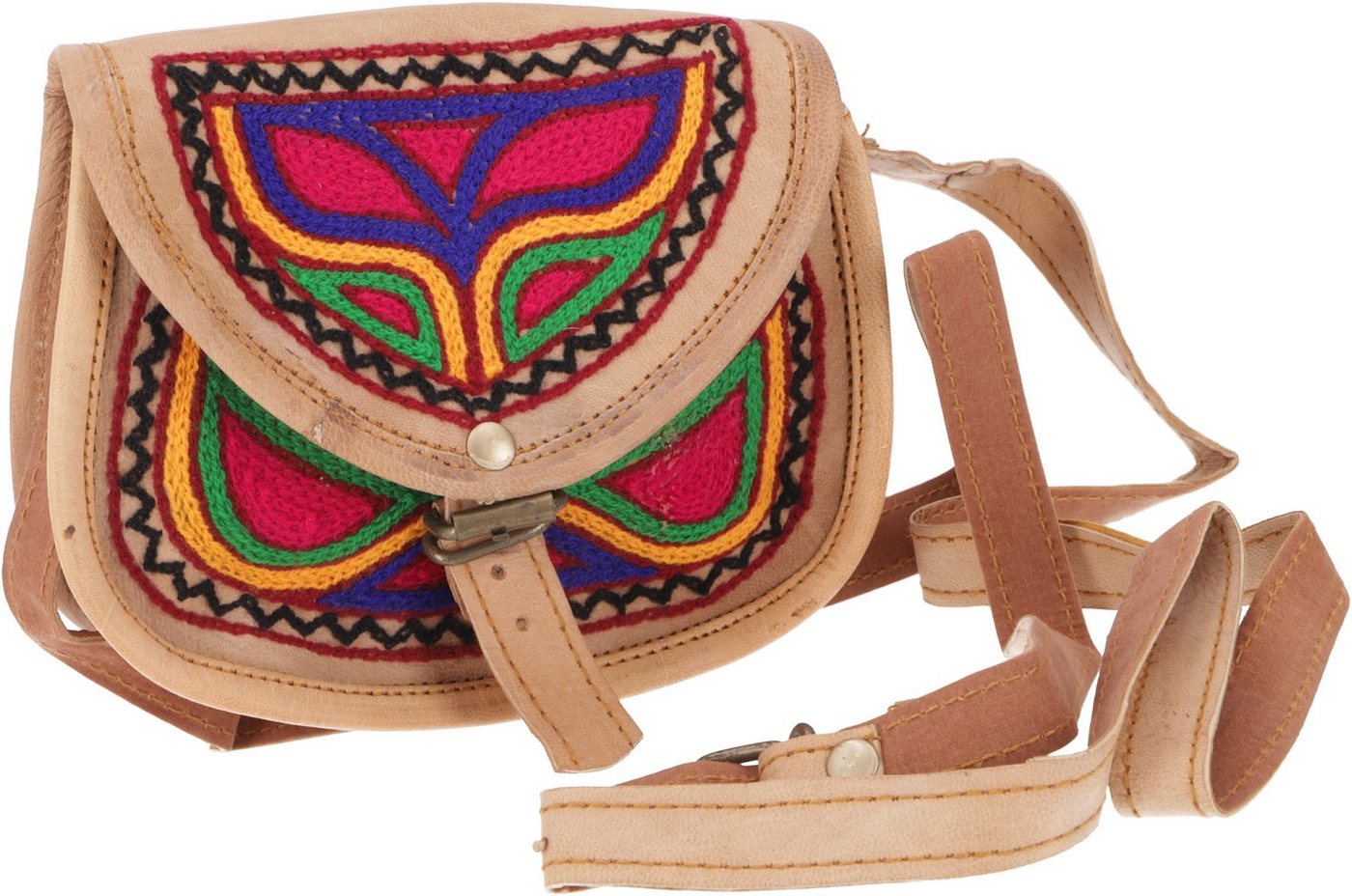 Guru-Shop Schultertasche Unikat Vintage Hippietasche, Tasche aus.. von Guru-Shop