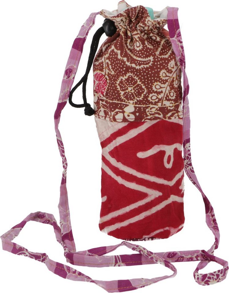 Guru-Shop Schultertasche Wasserflaschen Tasche, Batik Patchwork.. von Guru-Shop