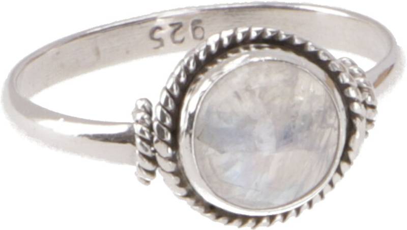 Guru-Shop Silberring Boho Silberring, filigraner Edelsteinring mit.. von Guru-Shop