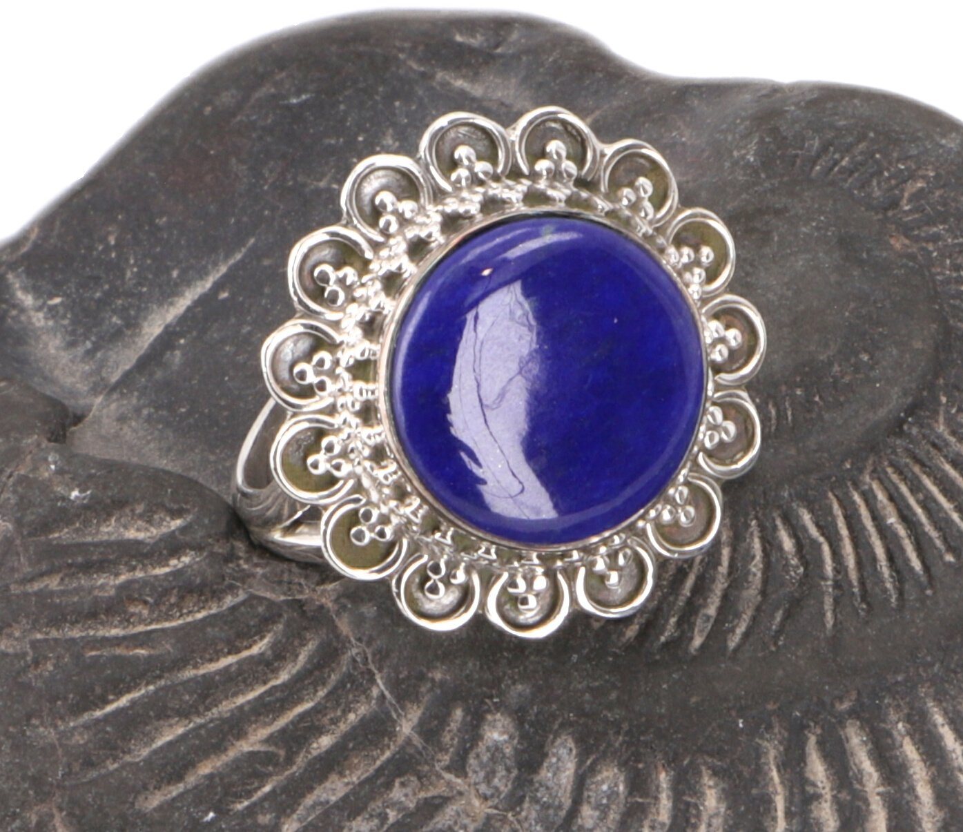 Guru-Shop Silberring Boho Silberring, großer floraler Silberring -.. Guru-Shop Silberring Boho Silberring, großer floraler Silberring -.. von Guru-Shop