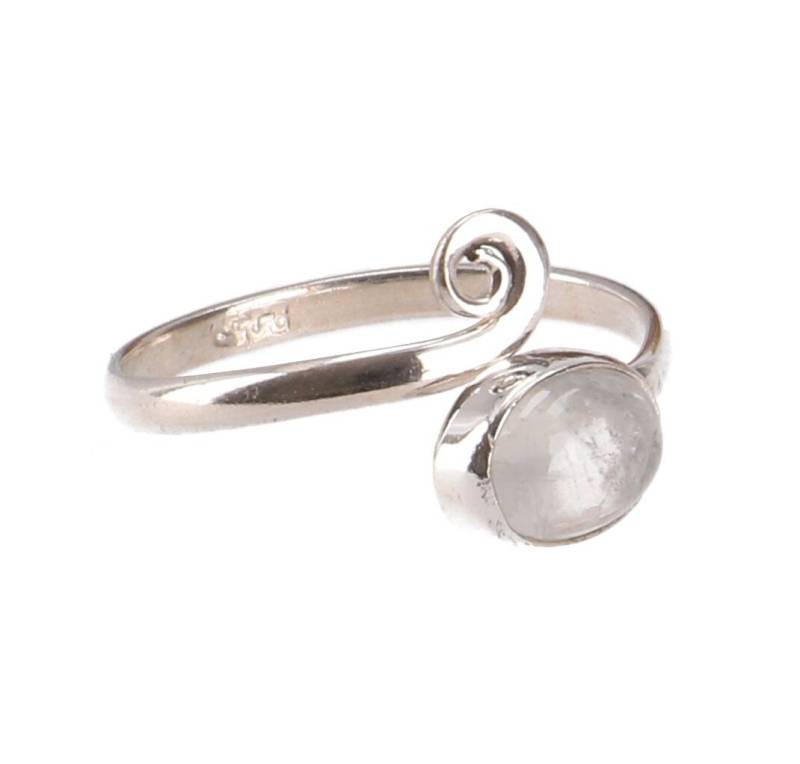 Guru-Shop Silberring Filigraner Silberring mit Edelstein, indischer.. von Guru-Shop