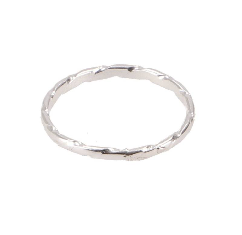 Guru-Shop Silberring Schmaler gegliederter Silberring von Guru-Shop