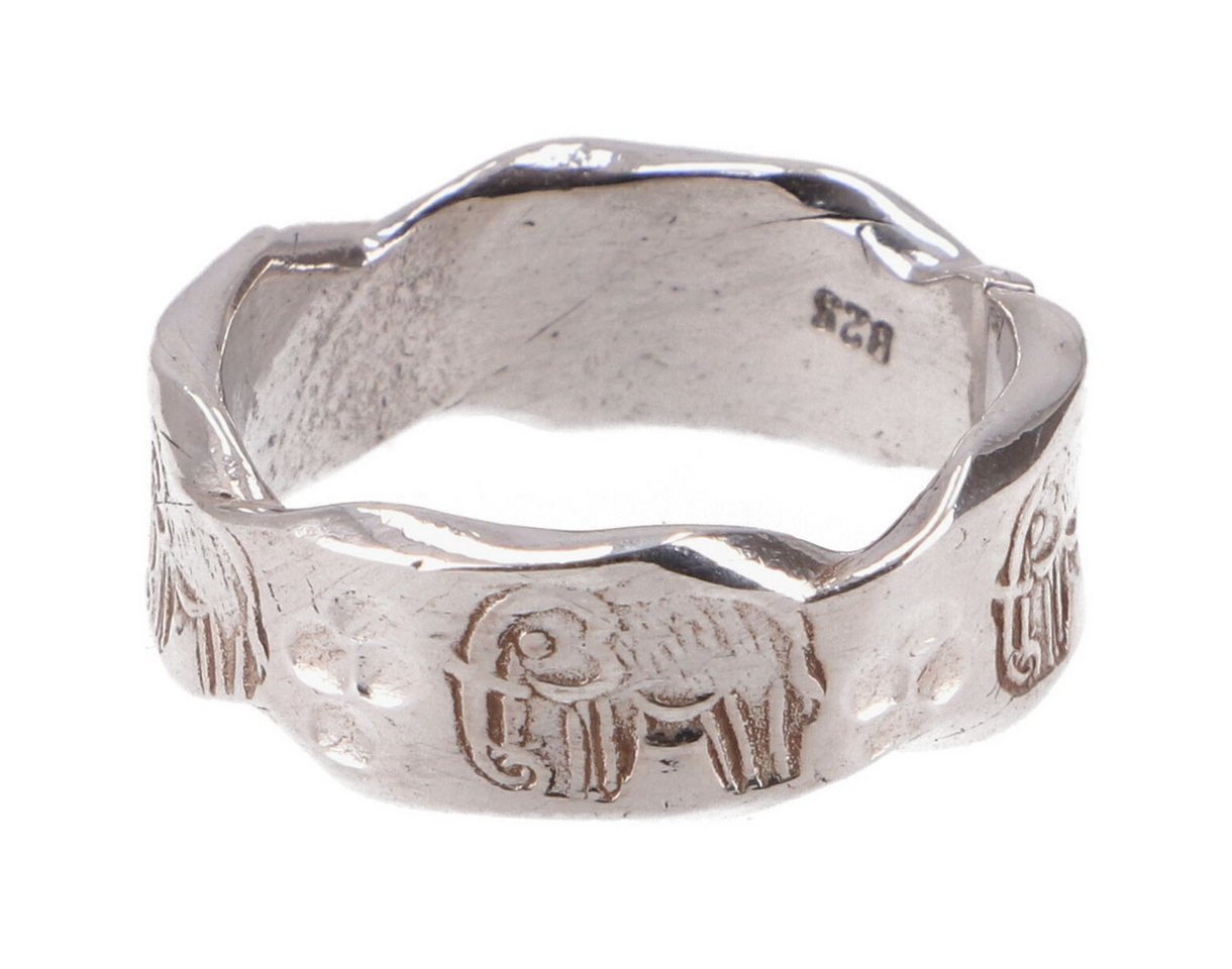 Guru-Shop Silberring Silberring, Boho Style Ethno Ring, Daumenring -.. von Guru-Shop