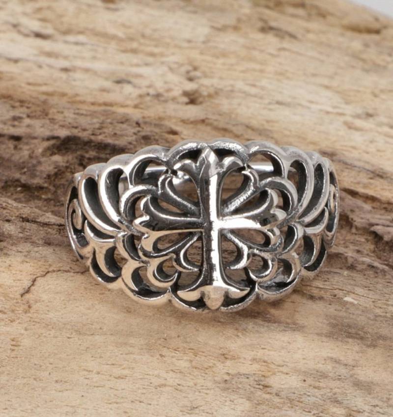 Guru-Shop Silberring Silberring, Boho Style Ethno Ring - Modell 21 von Guru-Shop
