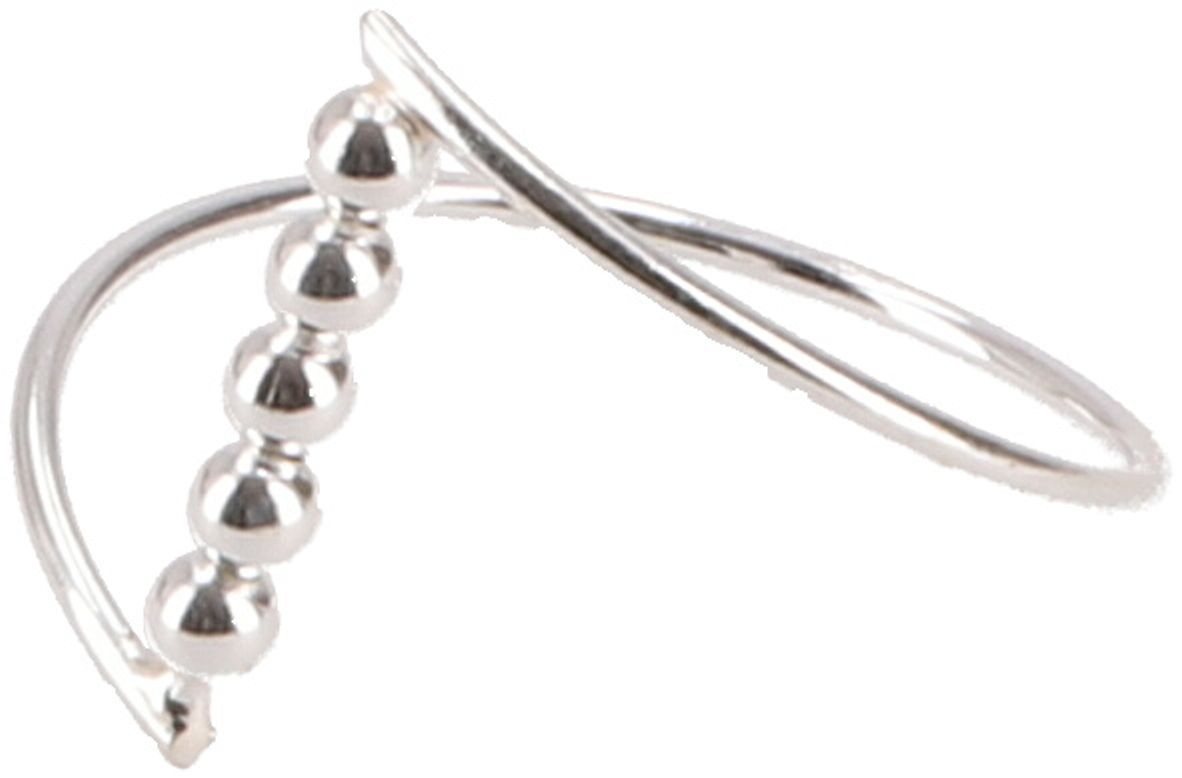 Guru-Shop Silberring Silberring mit kleinen Kugeln von Guru-Shop