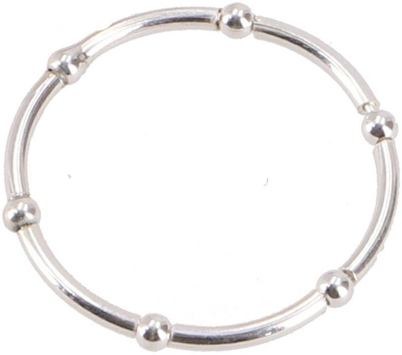 Guru-Shop Silberring Silberring mit zierlichen Kugeln von Guru-Shop