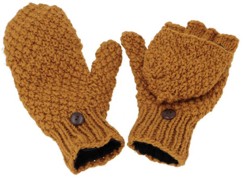 Guru-Shop Strickhandschuhe Handgestrickte Klapphandschuhe,.. Guru-Shop Strickhandschuhe Handgestrickte Klapphandschuhe,.. von Guru-Shop