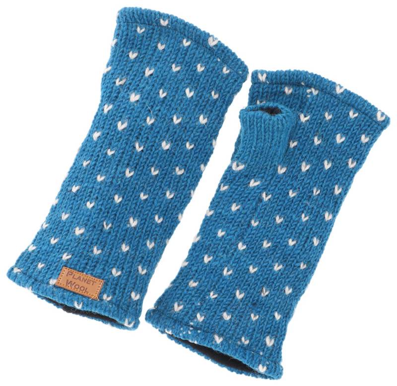Guru-Shop Strickhandschuhe Handstulpen aus Nepal, handgestrickte.. von Guru-Shop