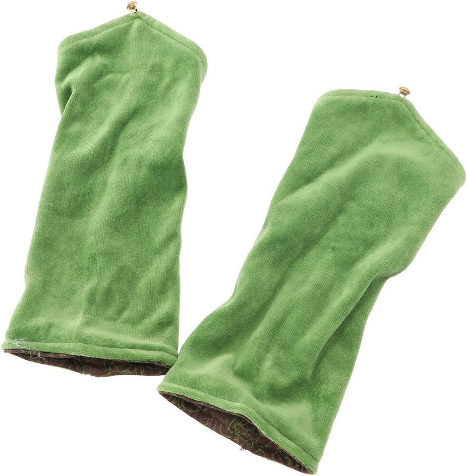 Guru-Shop Strickhandschuhe Handstulpen aus Samtstoff, Wendestulpen,.. Guru-Shop Strickhandschuhe Handstulpen aus Samtstoff, Wendestulpen,.. von Guru-Shop
