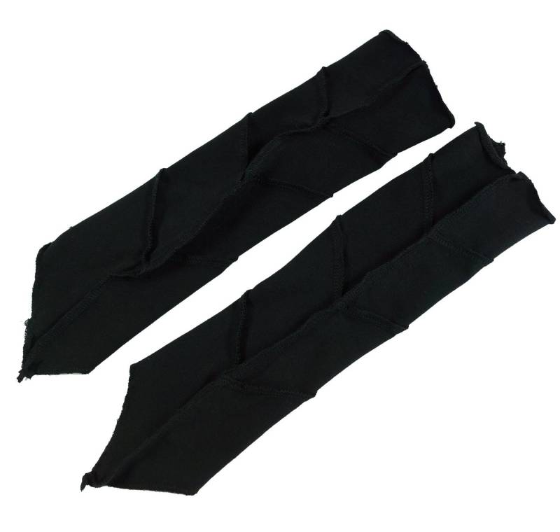 Guru-Shop Strickhandschuhe Psytrance Armstulpen - schwarz von Guru-Shop