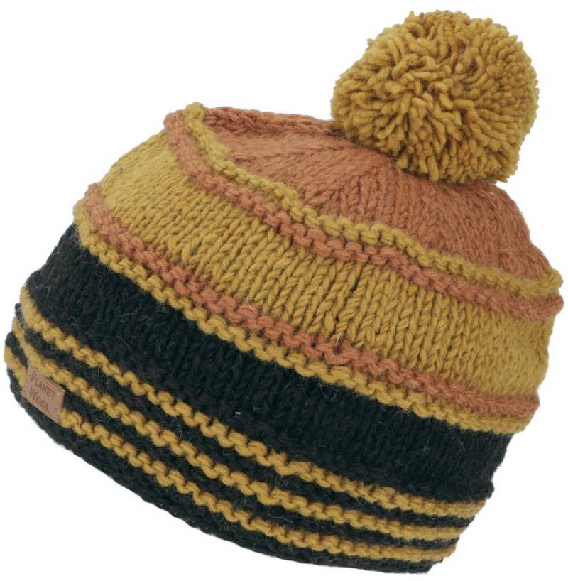 Guru-Shop Strickmütze Bommelmützel aus Nepal, Mütze aus Schurwolle,.. Guru-Shop Strickmütze Bommelmützel aus Nepal, Mütze aus Schurwolle,.. von Guru-Shop