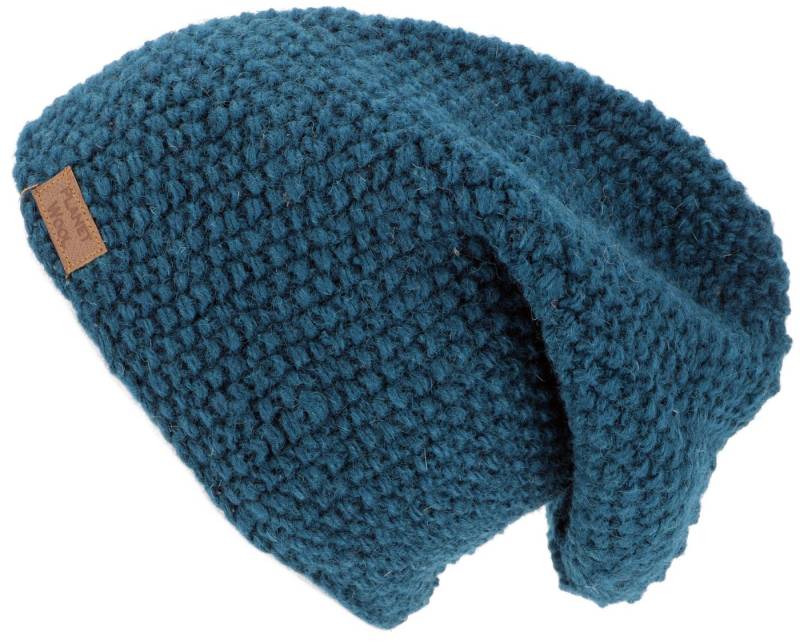 Guru-Shop Strickmütze Lange Beanie Mütze, handgestrickte Mütze aus.. von Guru-Shop