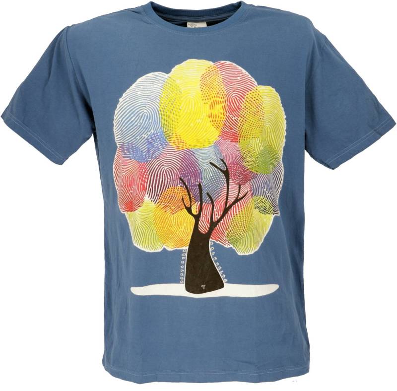 Guru-Shop T-Shirt Retro T-Shirt, Tree save earth T-Shirt - Finger.. Retro Guru-Shop T-Shirt Retro T-Shirt, Tree save earth T-Shirt - Finger.. Retro von Guru-Shop