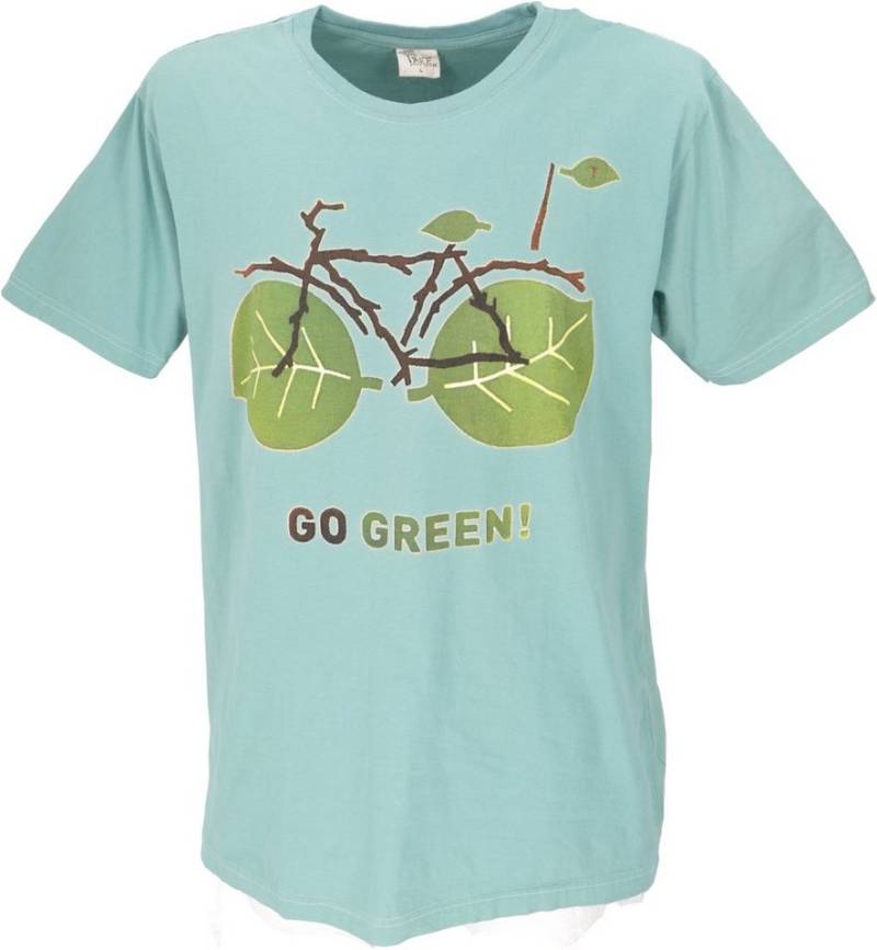Guru-Shop T-Shirt Retro T-Shirt, Tree save earth T-Shirt - Go.. Retro Guru-Shop T-Shirt Retro T-Shirt, Tree save earth T-Shirt - Go.. Retro von Guru-Shop