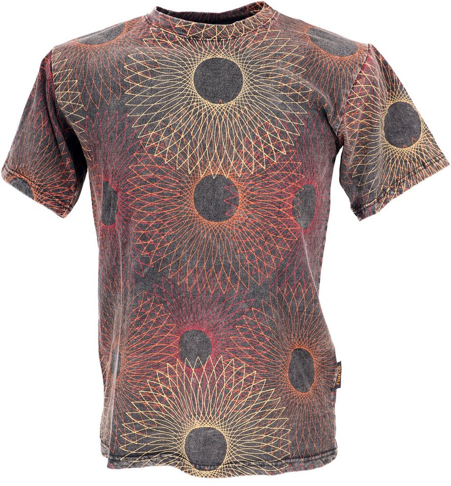 Guru-Shop T-Shirt Tibet & Buddhist Art T-Shirt, Fusion Mandala.. alternative Bekleidung Guru-Shop T-Shirt Tibet & Buddhist Art T-Shirt, Fusion Mandala.. alternative Bekleidung von Guru-Shop