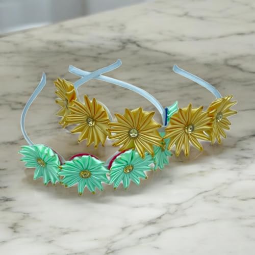 GuruEmbellish Blumen-Haarband, Blumen-Haarband, Blumen-Haar-Accessoires, Stirnband für Damen und Mädchen, Tiara, Hochzeit, 3 Stück GuruEmbellish Blumen-Haarband, Blumen-Haarband, Blumen-Haar-Accessoires, Stirnband für Damen und Mädchen, Tiara, Hochzeit, 3 Stück von GuruEmbellish