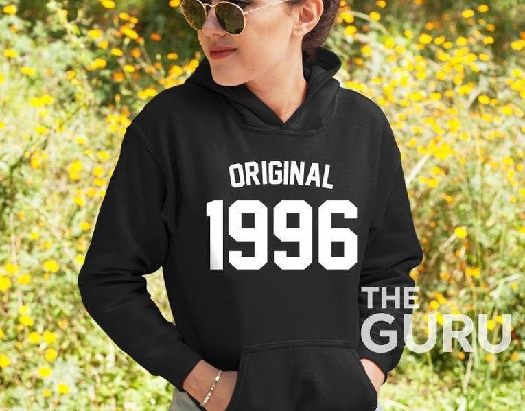 25 Geburtstag Hoodie 1996 Geschenk Original von GuruTees