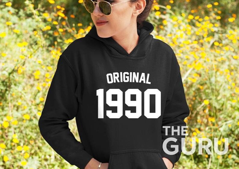 31 Geburtstag Hoodie 1990 Geschenk Original von GuruTees