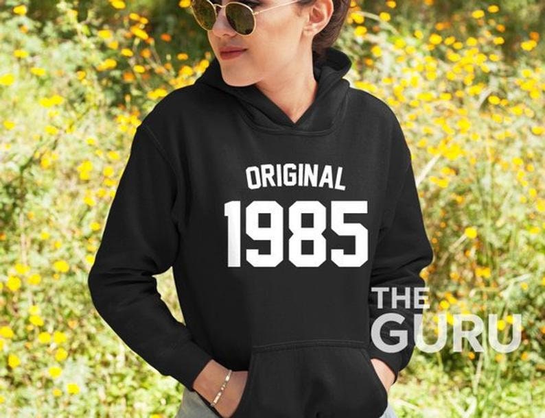 36 Geburtstag Hoodie 1985 Geschenk Original von GuruTees