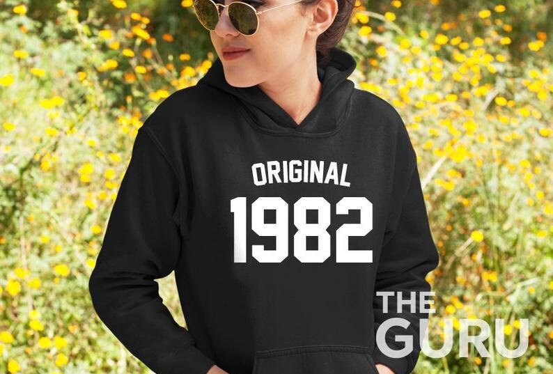 39 Geburtstag Hoodie 1982 Geschenk Geburtstagsgeschenk Original von GuruTees