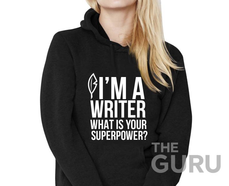Schriftsteller Geschenk Hoodie Sweatshirt Pullover Geschenke Für Einen Outfits Autor Romancier von GuruTees